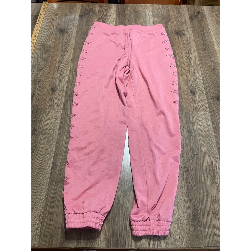 Ontwelfth Pants, Women's Size Large, Pink, Sweatpants, Tie Waist, Jogger